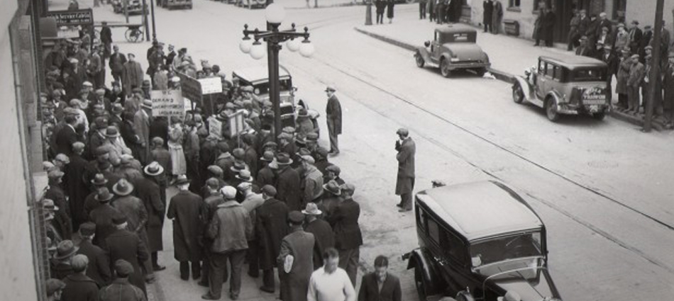 Unemployed Council Protest